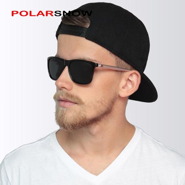 

polarsnow aluminum+tr90 sunglasses men polarized brand designer points women/men vintage eyewear driving sun glasses polarsnow aluminum+tr90