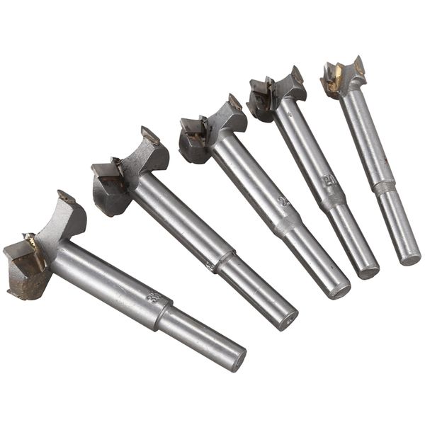 

kit 5pcs drill built-in cylindrical drill dia. 15 20 25 30 35 mm wood carpenter