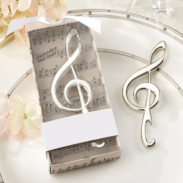 

romantic music note bottle opener "symphony" desing beer opener casamento favor wedding favors gift party souvenir