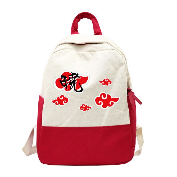 

japanese anime naruto backpack akatsuki itachi sharingan cosplay school backpacks for teenagers laptravel rucksack bags