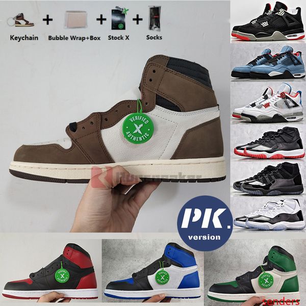 

with stock x pk version basketball shoes 1 travis scotts 4 what the bred cactus jack 6s travis scotts 11 concord 45 men trainer sneaker