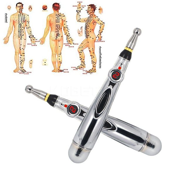 

electronic acupuncture pen electric meridians laser therapy heal massage pen meridian energy pen relief pain tools