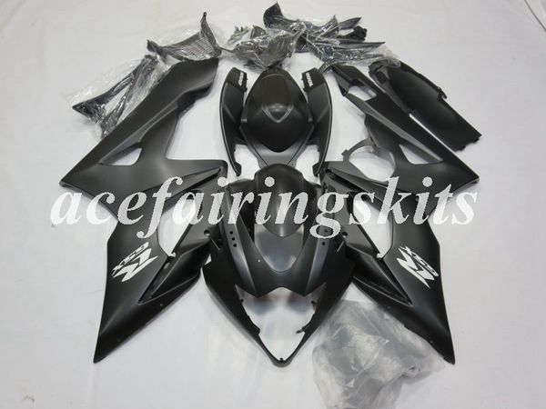 

4gifts new abs motorcycle full fairings kits fit for suzuki gsx-r1000 k5 2005 2006 05 06 bodywork set custom black white matte
