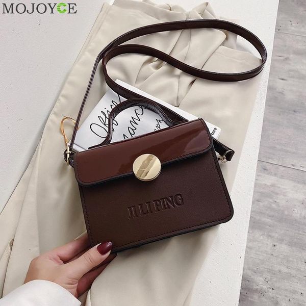 

мода мини искусственная кожа женщины топ-ручка сумочка тиснением письмо леди плечо посланник crossbody сумка
