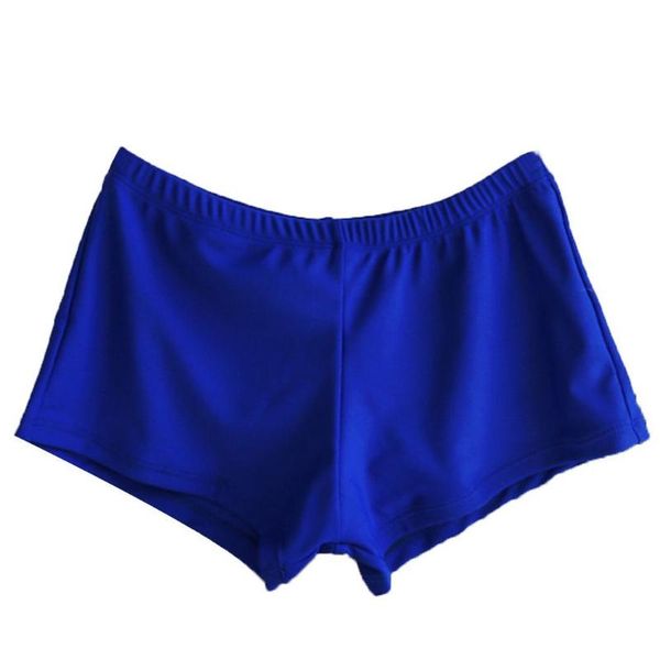 

women summer solid elastic waist swimming slim shorts wear casual