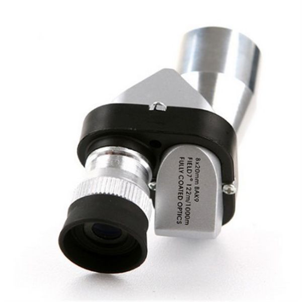 

new aluminum alloy 8x20 corner low light night vision pocket telescope monocular