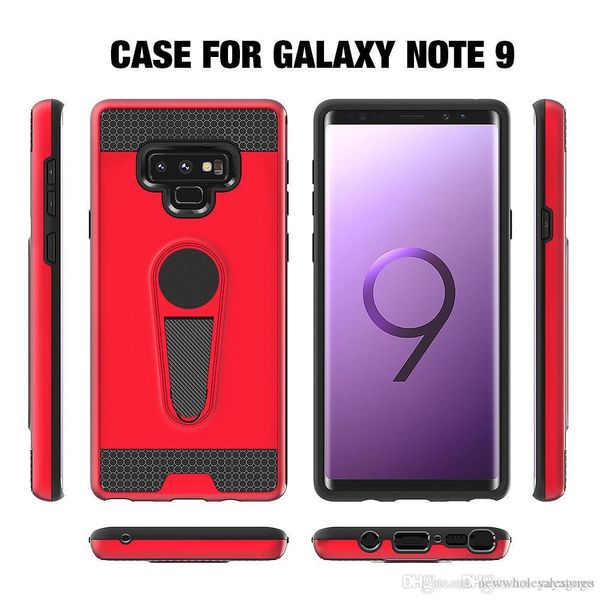 

uk uk0001 new for samsung note9 note8 tpu cases armored full edge protective case cover with kickstand anti fall for s6 7 8