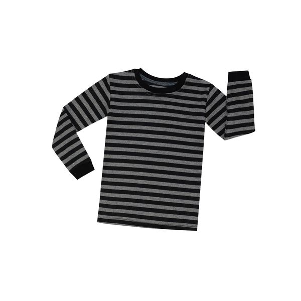 

grey and black striped pajamas kids cotton pyjamas for christmas baby nightwear baby girl clothes pijama unicornio infantil, Blue;red