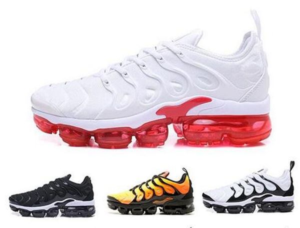 

2018 Sunset TN Plus Mens Walking Shoes BE TRUE Cargo Khaki Zebra Red Shark Tooth Triple Black White Designer Sport Sneakers 36-45