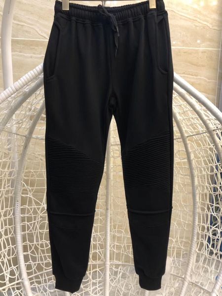 

2019.10 .26th new fashion high cotton real ps men casual long pant designer pant m-3xl, Black