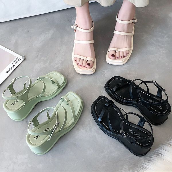 

with heel female sandal high heeled sandals woman 2020 clear heels sale of women's shoes womens wedges espadrilles, Black