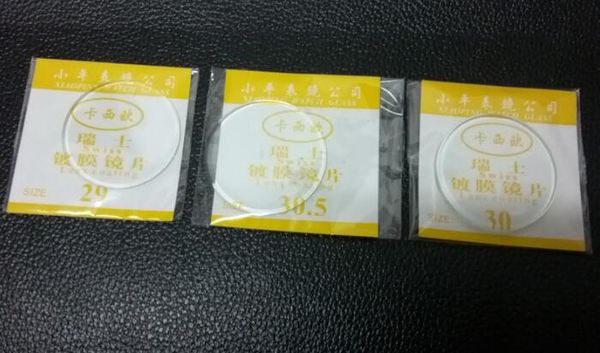 

66pcs 1.5mm selected size 24~40mm flat mineral round watch glass accessories watch repair crystal