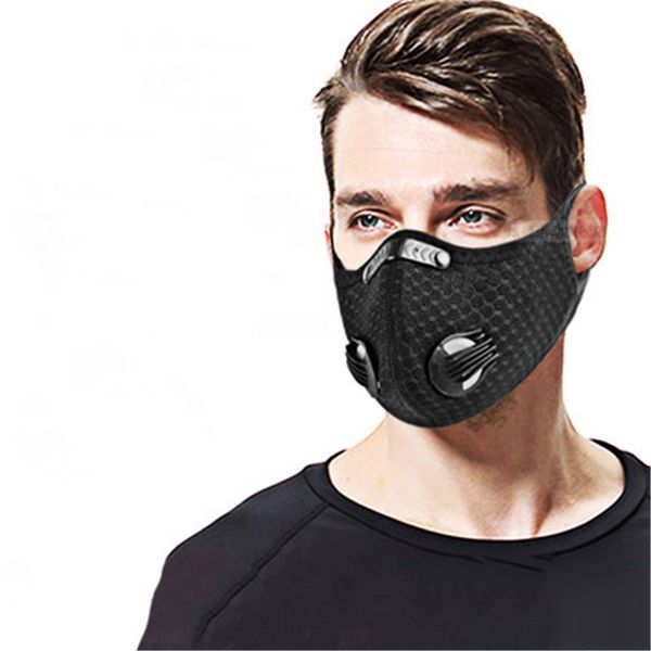 

100 1pcs 3 layer mask gasket safety anti dust breathable mouth face replacement mask mat #qa966, Black