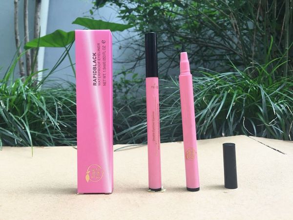 

Factory direct new makeup eye profe ional peach perfect rapidblack waterproof liquid eyeliner1 5ml