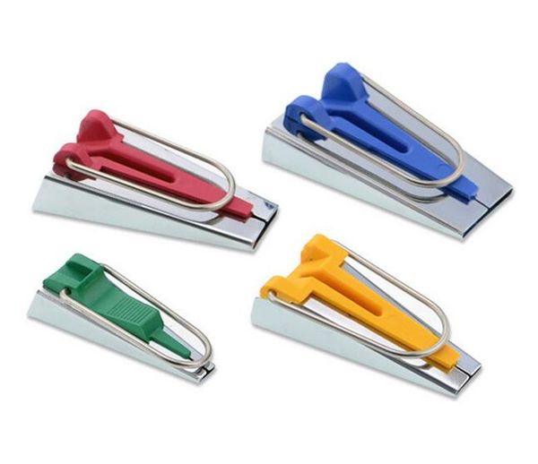 

горячий домашний текстиль ткань и шитьё 4шт / комплект швейные принадлежности bias tape makers - 4 размера 6мм 12мм 18мм 25мм сшиватель