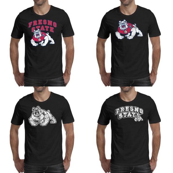 

mens printing fresno state bulldogs football logo black t shirt funny awesome champion shirts urban marble print old leopard, White;black