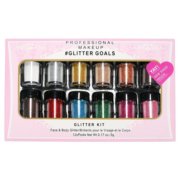 

1box 12 colors glitter for nails holographic dip powder mirror polishing chrome pigments nail art decorations dazzling, Silver;gold