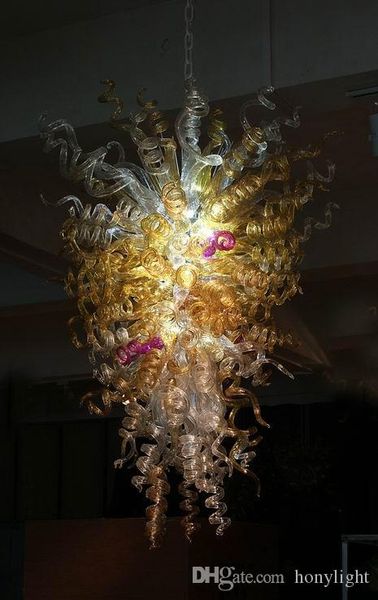 

modern chandelier hand blown glass chandelier 100% mouth blown borosilicate glass indoor crystals decorate pendant lighting