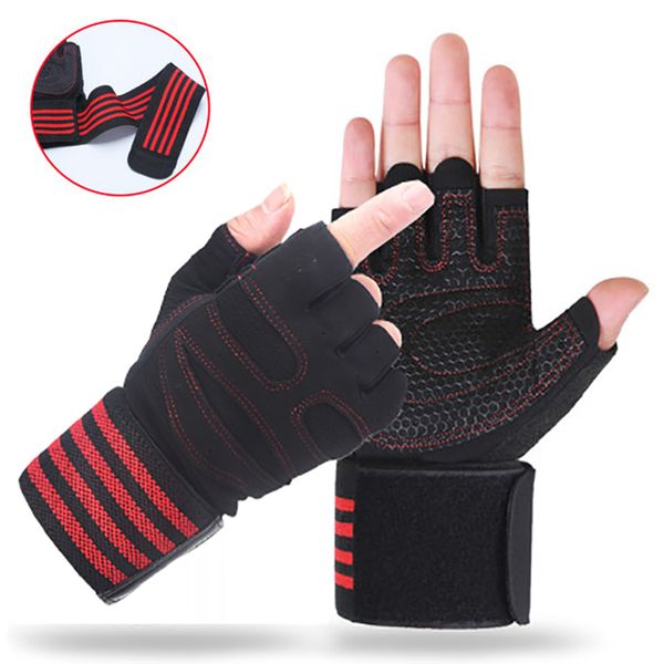 

gym workout gloves with wrist wrap support for men women cross training crossfit fitness exercise powerlifting equipment gloves