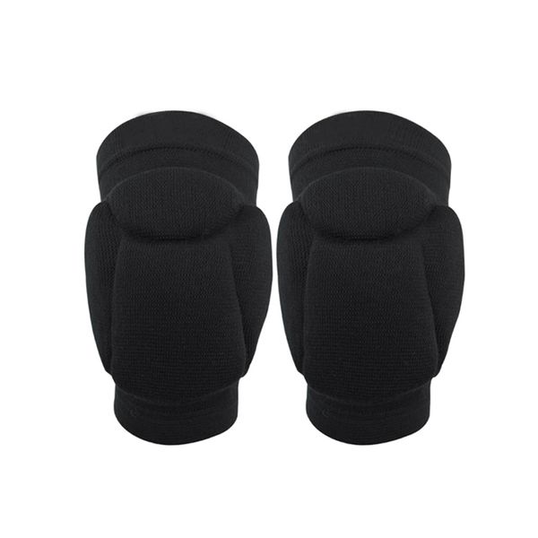 

1 pair knee pads thickened anti-collision sports sponge elbow pads kh889, Black;gray