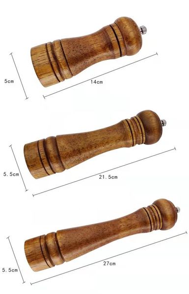 

oak manual pepper grinder ceramic core domestic seasoning bottle