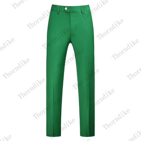 

thorndike 2020 green men suit pants size warm trousers formal elasticity winter business 26-40 straight pants weeding, White;black