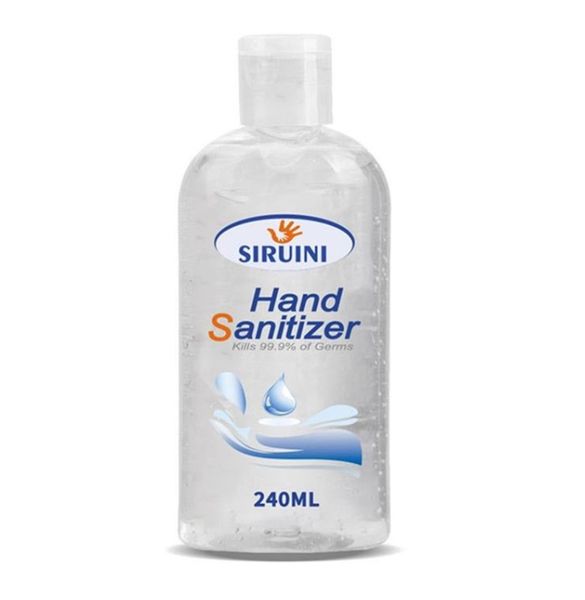 

siruini hand sanitizer disposable gel hand sanitizer travel gel disinfection mini sanitizer 30ml 60ml 240ml dhl delivery