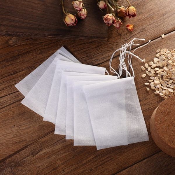 

100pcs/lot 7 * 9 cm non-woven bags filter bag foot bath seasoning tisanes boil soup one-time