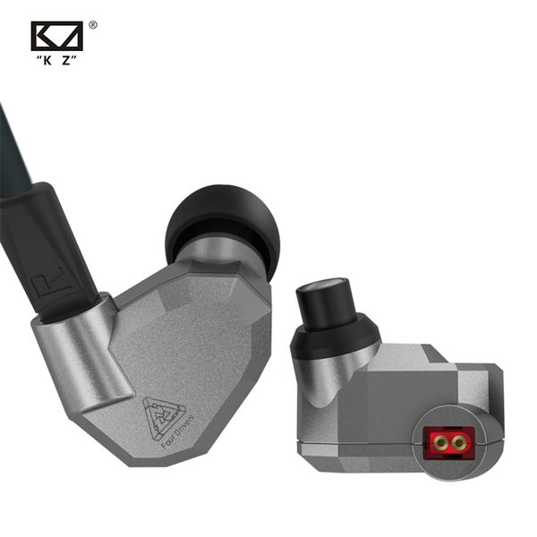 

kz zs5 2dd+2ba hybrid in ear earphones hifi dj monitor headphone running sport kz as10 zs6 earphones headset earbud two colors