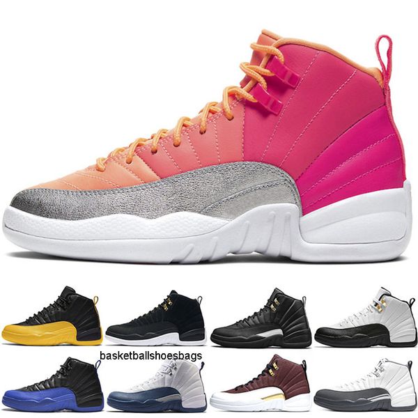 

shoes jumpman 12 men basketball 12s mens trainers high qaulitys reverse taxi black cny punch mens sports shoes sneakers size 7-13