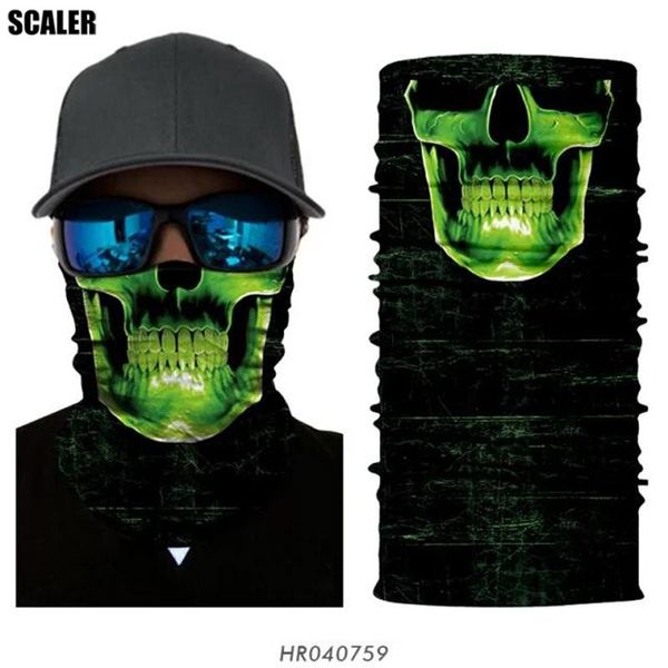 

3d seamless bandana joker neck gaiter face mask shield tube balaclava cycling fishing ski biker bandana headband scarf men women, Black