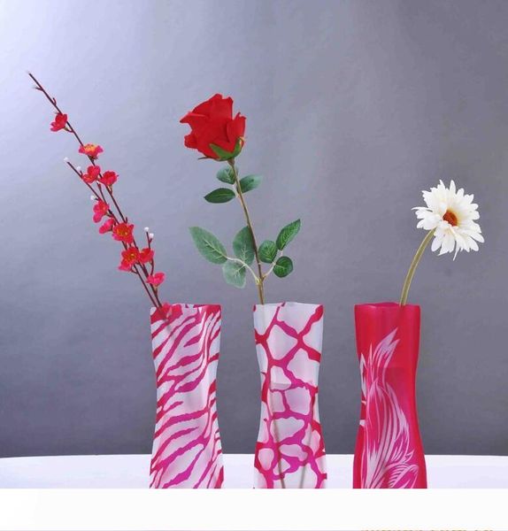 

foldable flower vase reusable vases for christmas wedding creative flowerpot home party decoration for flower planting
