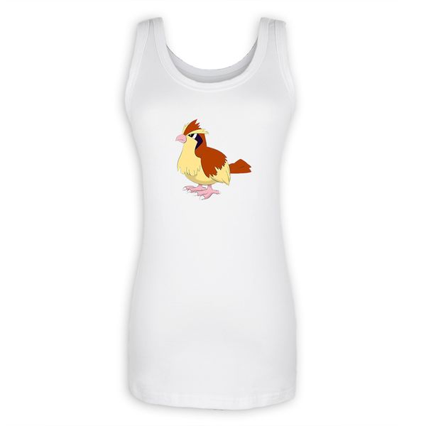 

pokemon lapras pidgeot staryu weedle pidgey psyduck mr. mime eevee family womens ladies vest sleeveless cotton tank, White