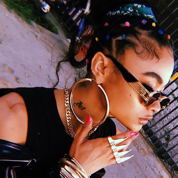 

simple silver gold big circle hoop earrings for women diameter 3-9cm personality punk tide models wild youth ladies earrings, Golden;silver