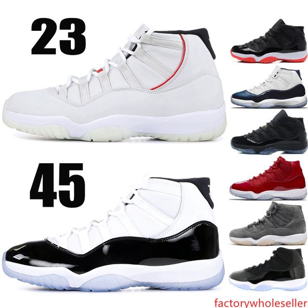 

11 xi basketball shoes 2019 new concord 45 platinum tint space jam midnight navy blue unc 11s sports shoes designer sneakers