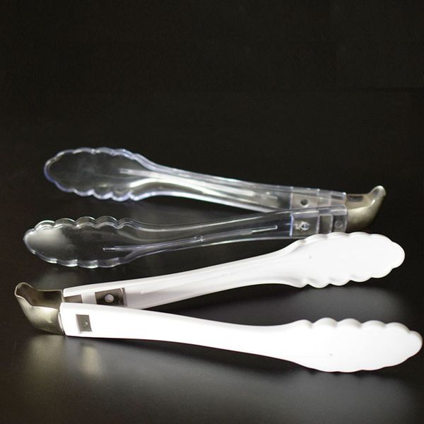 

8-inch pp buffet bread clip tong cake shop food tong kitchen cooking serving tong cake salad clip kitchen tool