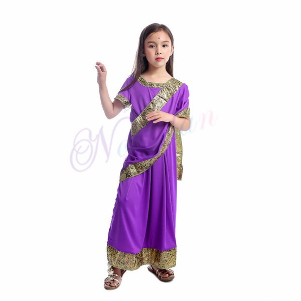 

new style bollywood girls india saree kaftan sari dress clothing sari halloween costumes clothes for women, Red