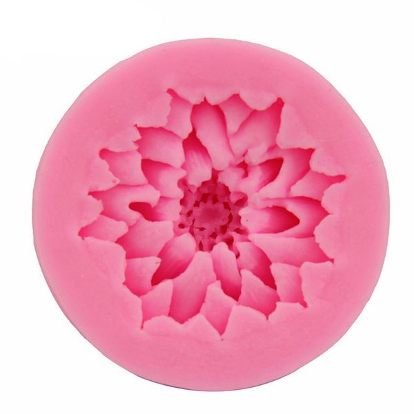 

3d lotus flower fondant cake mold candy sugar craft cutter baking tool