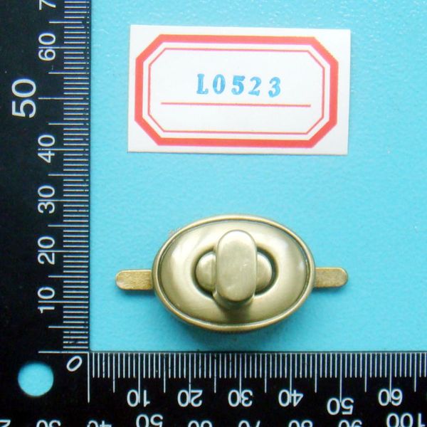 

10 sets/lot egg shape twist turn lock clasp closure women handbag bag parts purse hardware accessories diy l0523, Black