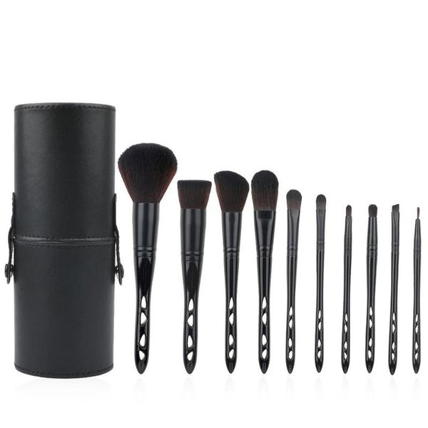 

0pcs/set plastic handle nylon hair cosmetic brush makeup brushes powder foundation brush makeup tools