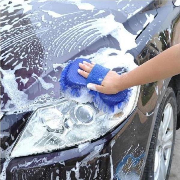 

water absorbent chenille car vehicle washing brush sponge pad cleaning tool car washing brush cloth for motorcycle auto home