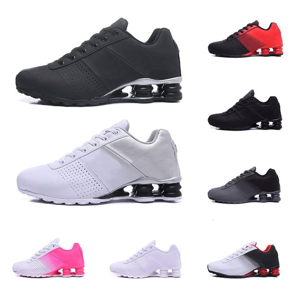 

2019 shox men women running shoes triple black white purple red fashion mens trainers athletic sports sneakers fast shipping