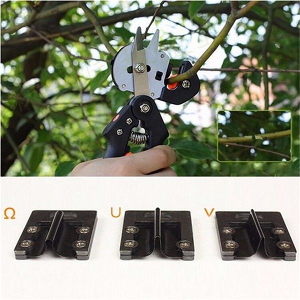 

2 blades garden grafting tool set farming pruning shears cutting scissor agricultural tool fruit tree vaccination secateurs pruning knife