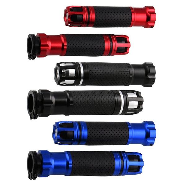 

1 pair handlebar 7/8 motorcycle throttle nc machining technology non-slip cnc aluminum alloy rotatable hand grips
