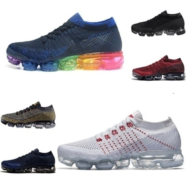 

2019 vapors men women platinum black white red blue tennis sneaker plyknit sports trainer athletic shoes eur size 36-45 casual