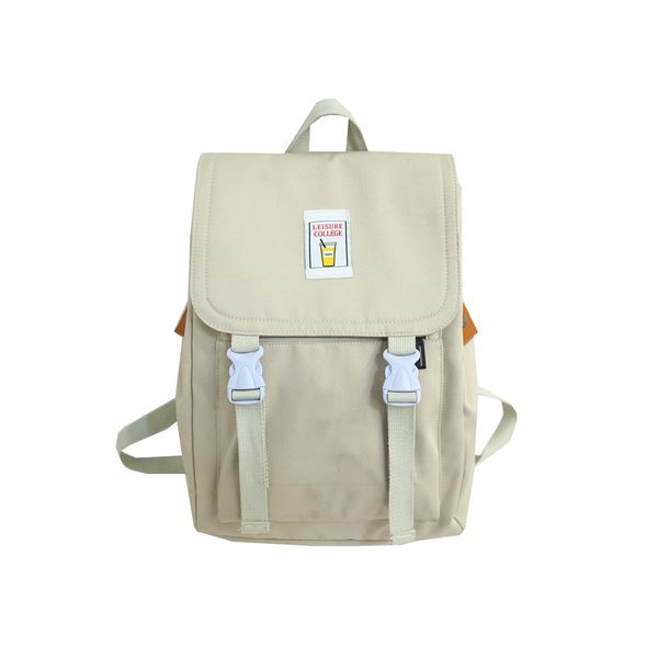 

women canvas backpack cover zipper ladies girl middle high school bag for teenager college book back pack mochila