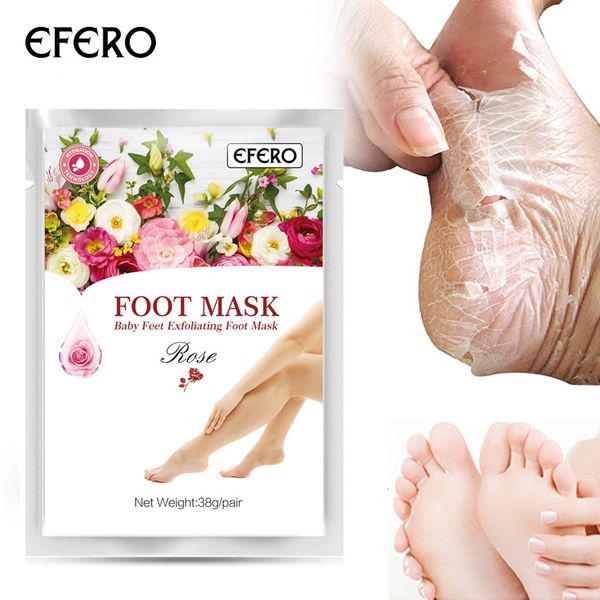 

efero exfoliating baby feet masks foot peel mask socks for pedicure spa remove dead skin heels for woman men skin care tslm1