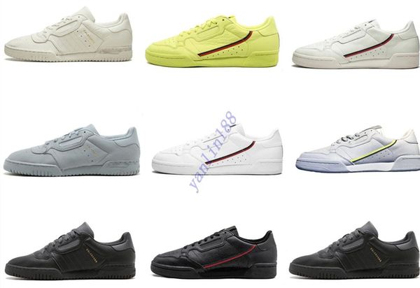 

2019 calabasas powerphase grey continental 80 casual shoes kanye west aero blue core black og white men women trainer sports sneakers 40-45