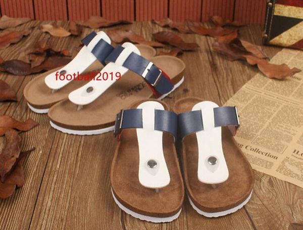 

лето мужчины женщины пары сандалии корк тапочки обувь повседневная обувь открытый flats пряжка мода пляжная обувь слайды плюс размер 35-44