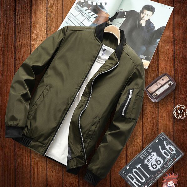 

spring and autumn designer mens jacket luxury jacket with pockets for men fashion casual brand mens clothings wholesales, Black;brown